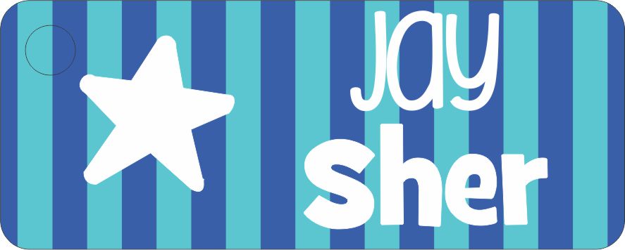 Stripes blues white star