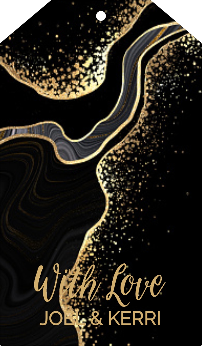 Black gold Marble
