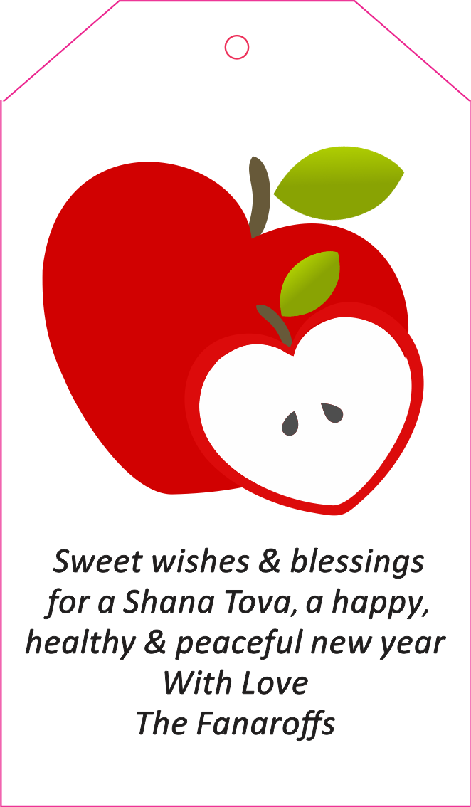 Rosh Hashana heart apple