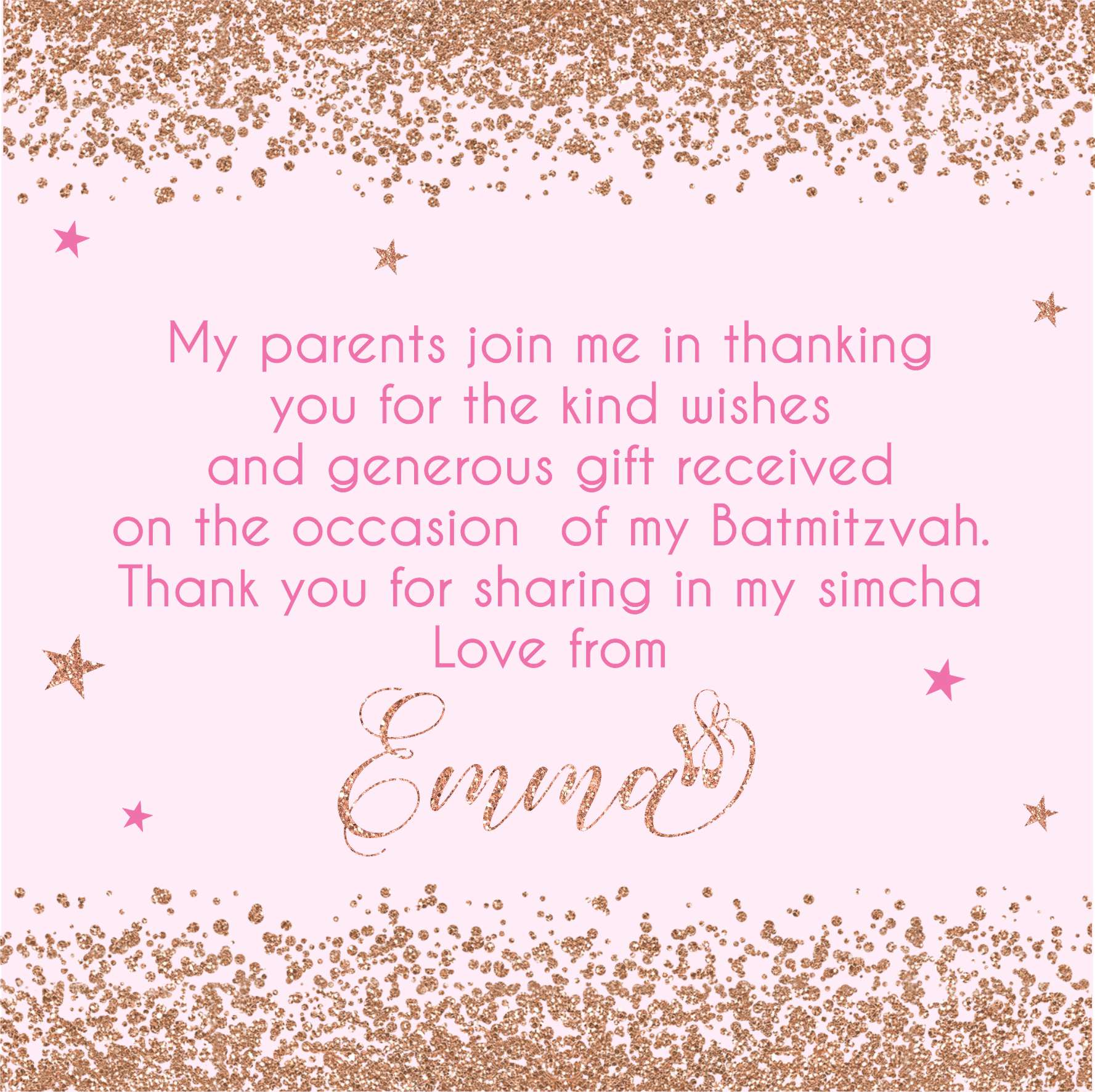 Thank you Emma