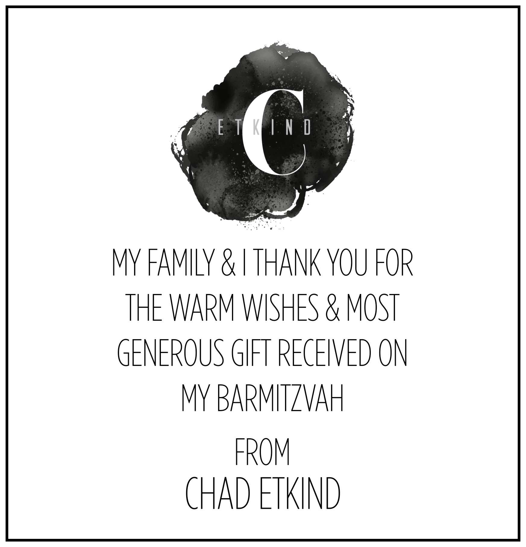 Thank you Chad