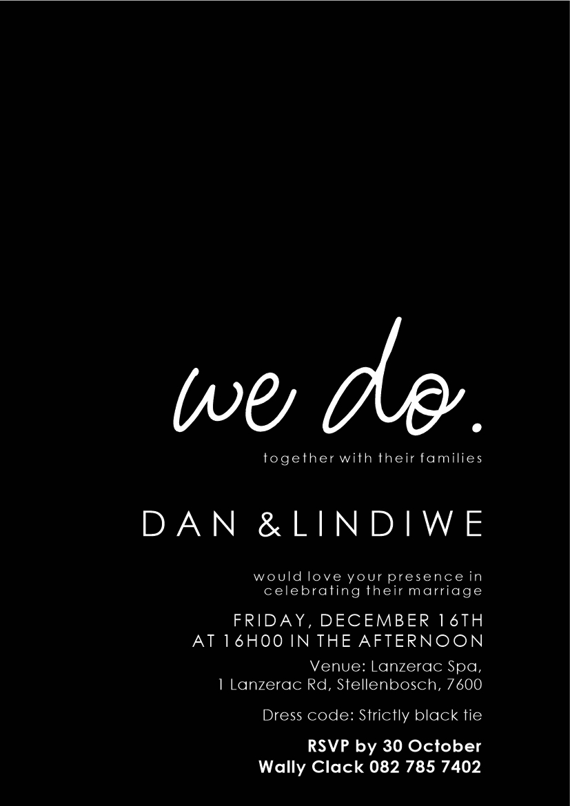 Dan & Lindiwe