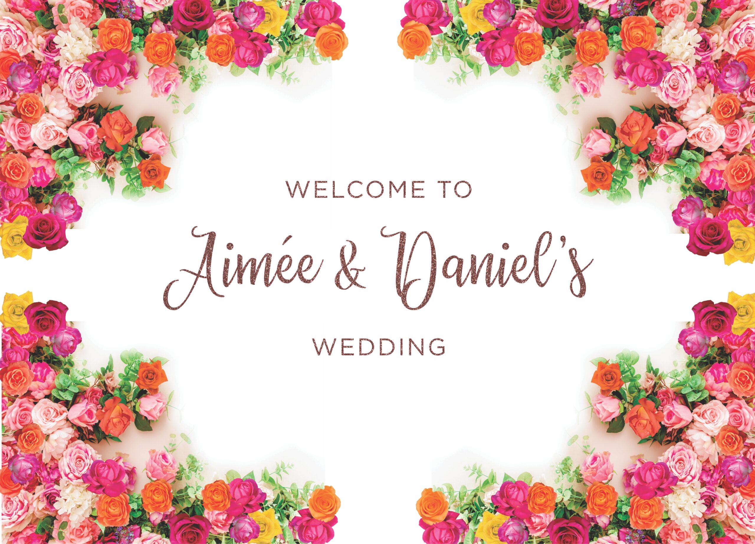 Wedding welcome
