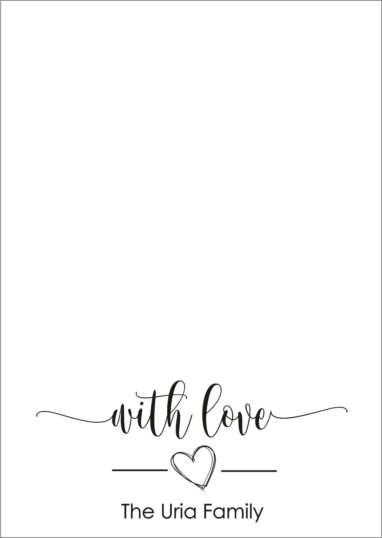 With love