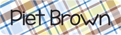 Plaid brown n blue