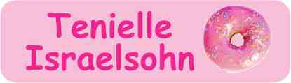 Donut on pink