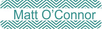 Chevron thin aqua