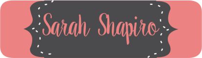 Chalk frame on peach