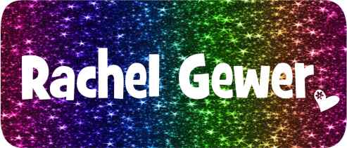 Glitter rainbow
