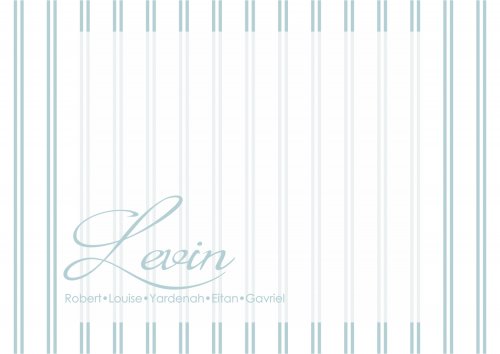 Stripes duck egg blue