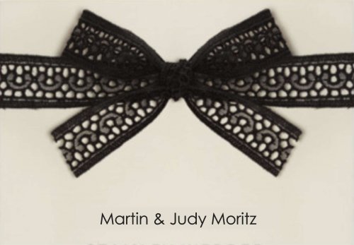 Bow in black