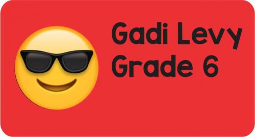 Emoji cool on red