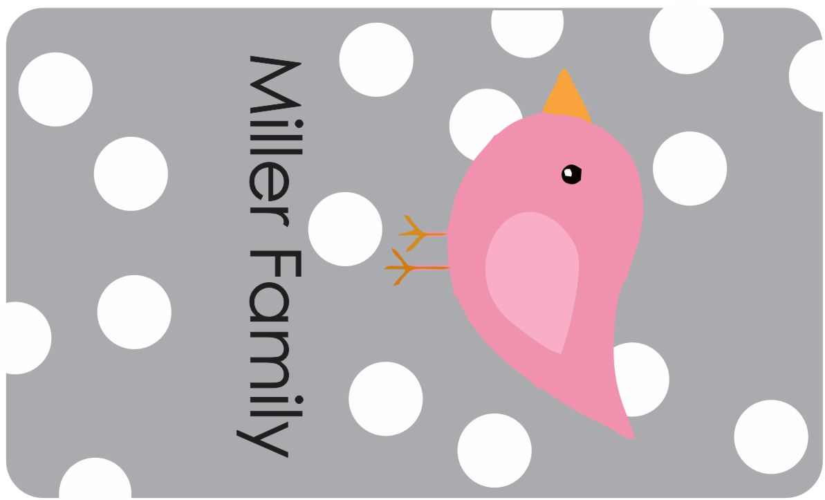 Bird on grey