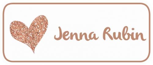 Rose gold heart