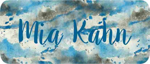 Watercolour blue grey
