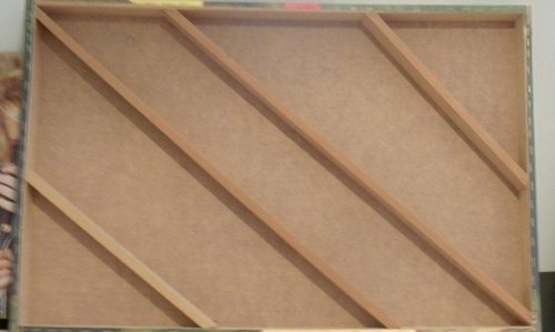 Back of canvas