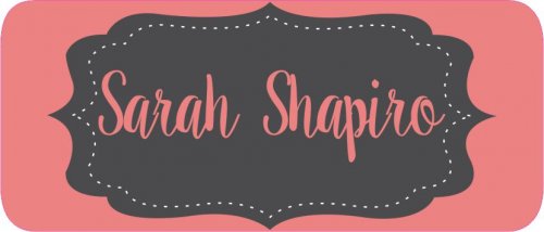 Chalk frame on peach
