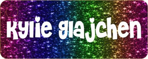 Glitter rainbow