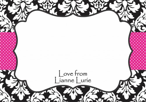 Damasc ribbon dotty