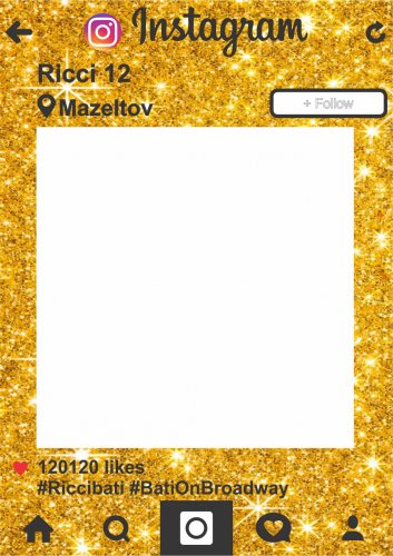 Gold glitter