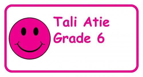 Smiley pink