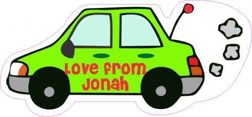 Car shapie green