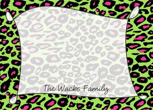 Animal print green