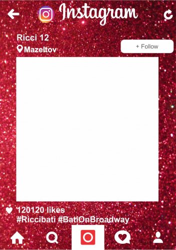 Red glitter