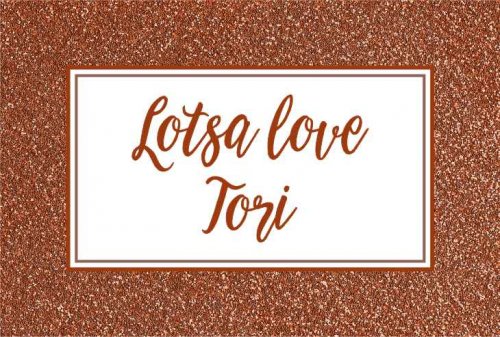 Rose gold glitter