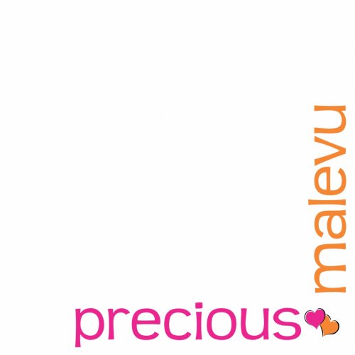 Double heart pink & orange