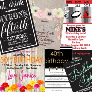 Adults Birthdays