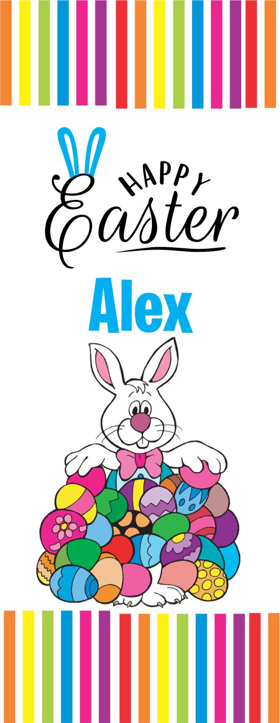 Easter pile of eggs