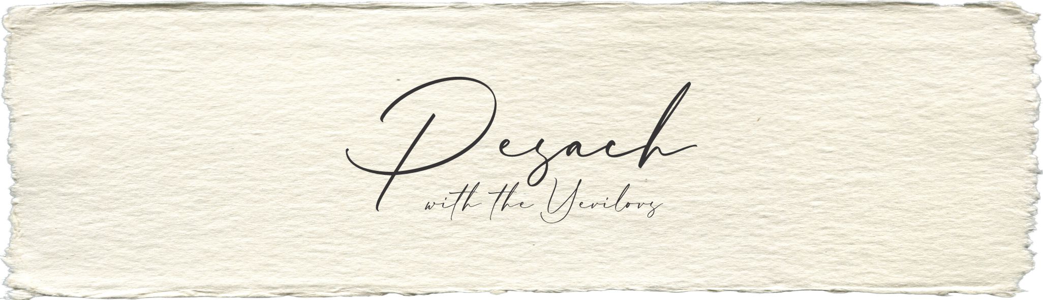 Pesach paper look