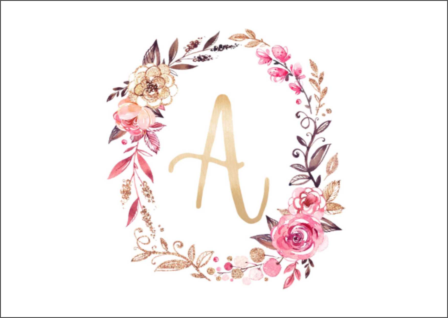 Pink rose gold beige florals