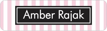 Pink stripes & 7black