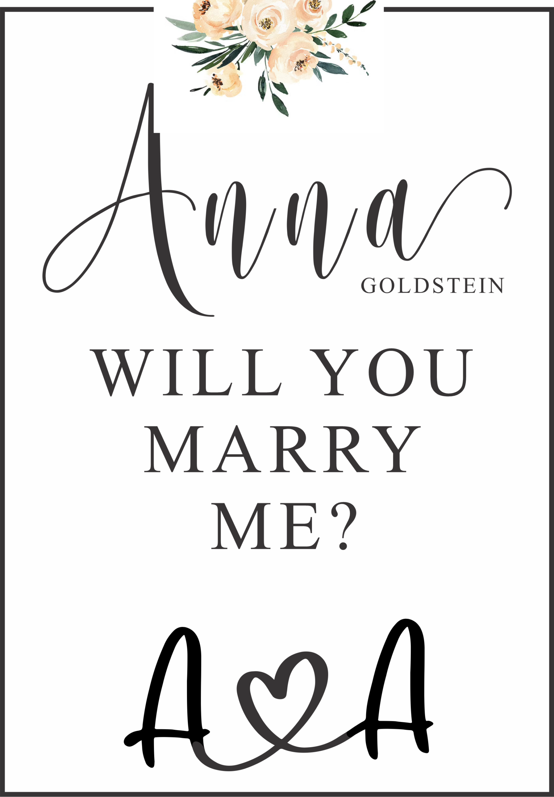 Will you Marry Me?