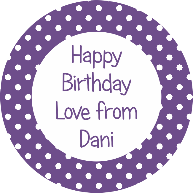 Mini dots purple