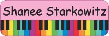 Rainbow piano