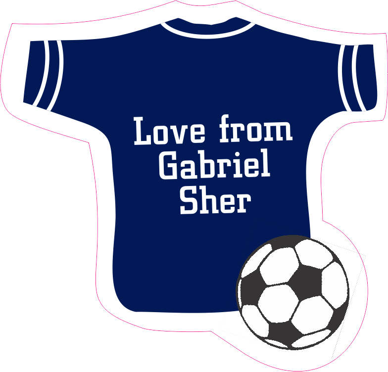 Shirt & ball blue