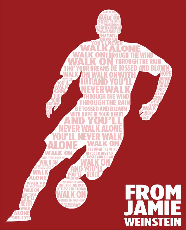 Soccer player silhouette