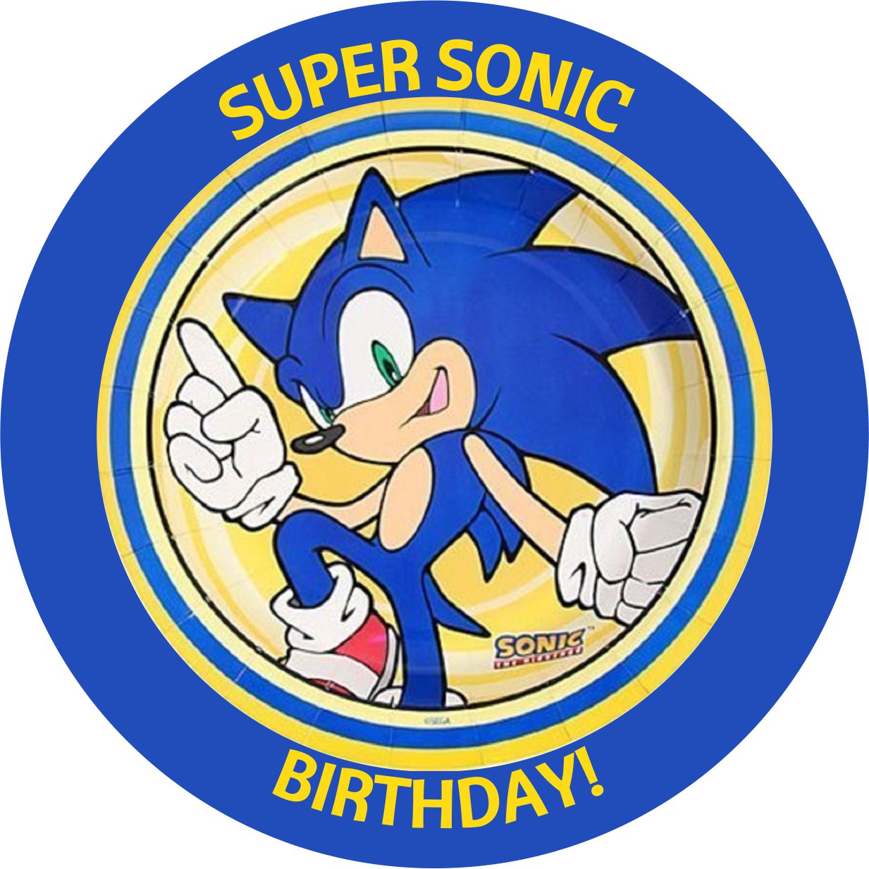 Super sonic birthday