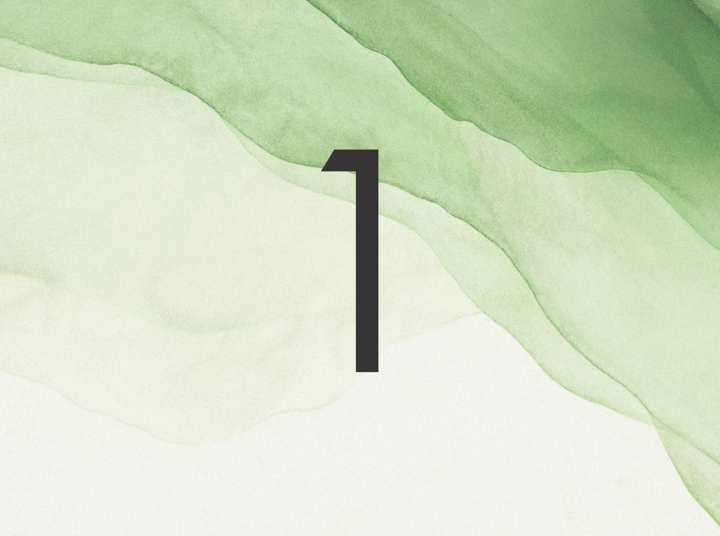 Green watercolour