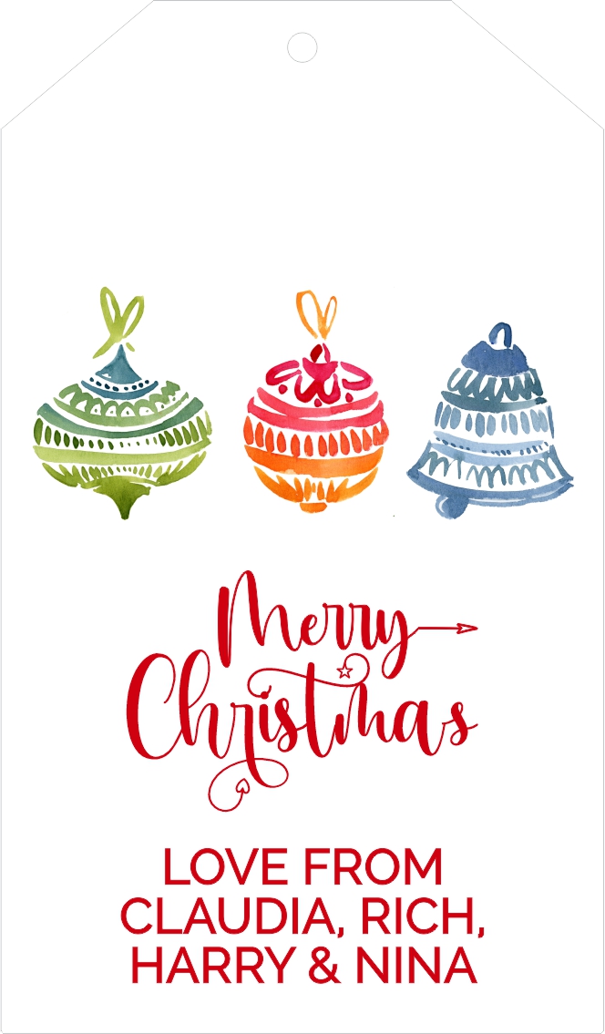 Christmas Watercolour bauble